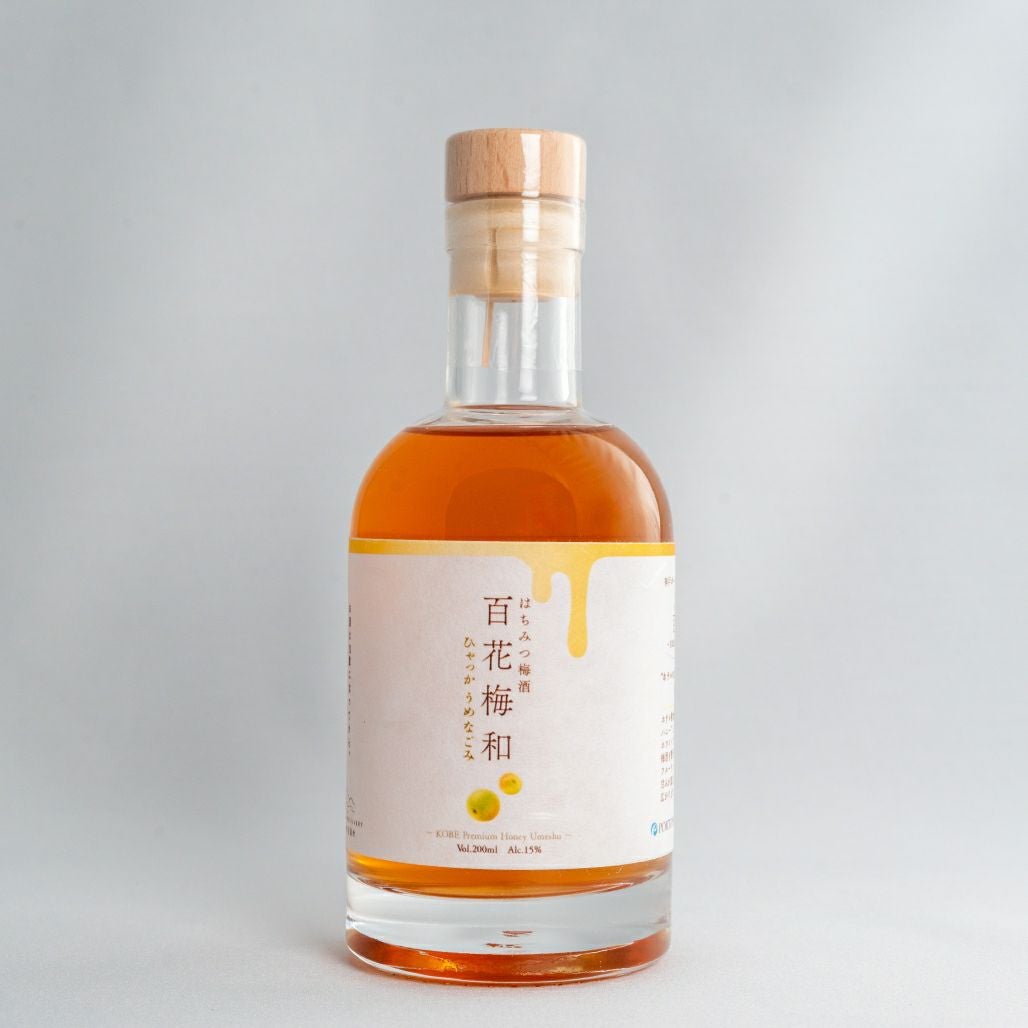 リピータ多数濃厚な味わいの国産百花蜜 　梅酒瓶入り　おまけ付　生産者価格で大放出 母の日 誕生日 内祝 樽仕込高級梅酒ゆめひびき 200ml 20度 1本 化粧箱